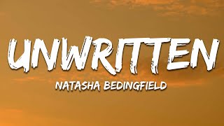 Natasha Bedingfield  Unwritten Lyrics Sped Up [upl. by Ralip]