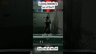 Locking Defenders out of Site rainbowsixsiege rainbowsixsiegefunnymoments r6s gaming [upl. by Esilram]