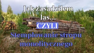 Jak wykonać zacięcie i stemplowanie stropu Budowlaniec amator budowana5 vlogbudowlany [upl. by Bui]