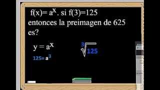 Función exponencial preimagen con calculadora [upl. by Buatti]