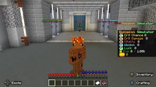 DUNGEON SIMULATOR Minigame In Minecraft [upl. by Rasure]