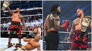 WWE Summerslam 2024 Solo Sikoa New WWE Champion amp Roman Reigns Returns [upl. by Biddick]