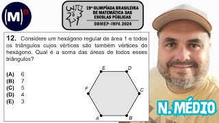 2024  OBMEP  NÍVEL MÉDIO  FASE 1  QUESTÃO 12 [upl. by Farr648]