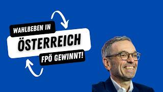 Wahnsinn Wahl Beben in Österreich FPÖ gewinnt [upl. by Ettenna499]