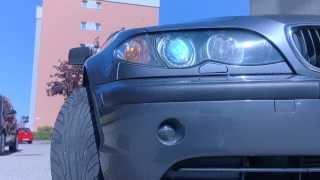 BMW 3erReihe E46 Bj2002 Xenon Scheinwerfer Waschanlage [upl. by Sirdi]