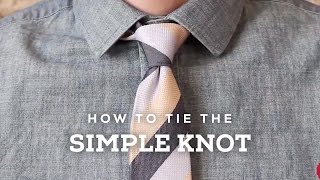 How to Tie a Perfect Simple Knot [upl. by Leesa860]