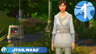 MISSION WELCOME TO BATUU  Lets Play The Sims 4 Star Wars Journey to Batuu PART 1 [upl. by Brad]