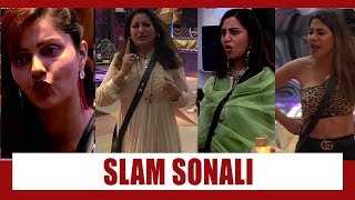 Bigg Boss 14 Day 91 UpdateSonali Phogat throws food in dustbin angry Arshi Rubina Nikki slam her [upl. by Malonis953]