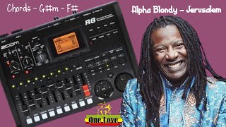 Alpha Blondy JERUSALEM Chords  Gm  F Full Accompaniment Backing TrackZoom R8 [upl. by Silin]