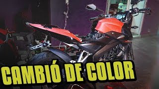 CAMBIAMOS DE COLOR LA MOTO CON VINIL WRAP [upl. by Yila]