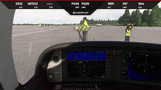 Microsoft Flight Simulator  Cirrus SR22 Kodiak AK to Kenai AK [upl. by Chase]