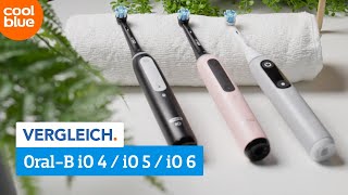 OralB iO 4 iO 5 iO 6 Zahnbürsten  Vergleich [upl. by Fiorenze]