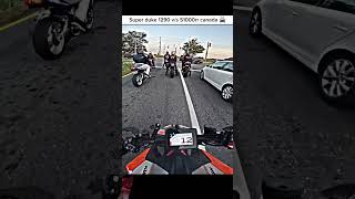 KTM Duke 1290 vs 1000 RR 🇨🇦Canada automobile motovlog biker smartphone bikers bikerlifestyle [upl. by Wenda]