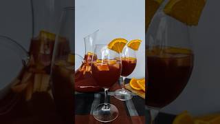 Sangría Receta completa en la descripción del video shorts sangria recipe cocktail happyhour [upl. by Askwith]