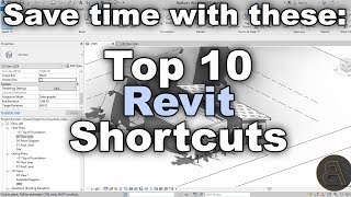 Top 10 Revit Shortcuts Tutorial [upl. by Llewkcor]