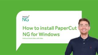 How to Install PaperCut NG for Windows [upl. by Lisette]