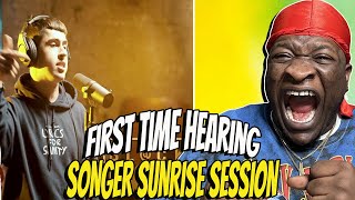 American Rapper Reacts To  Songer  The Sunrise Session  BLCKBOX REACTION [upl. by Restivo]