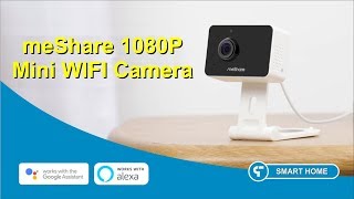 Casa Inteligente  meShare 1080p Mini Wifi  Review instalação e integração com Google Home [upl. by Sibylle280]