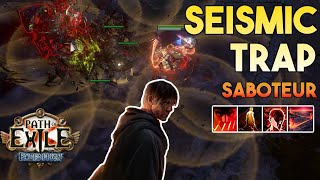 316 SeismicExsanguinate Trap Build  Saboteur  Scourge  Path of Exile 316 [upl. by Laughton]