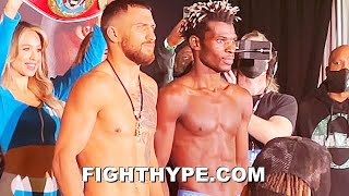 LOMACHENKO VS RICHARD COMMEY WEIGHIN amp FINAL FACE OFF [upl. by Anerbes846]