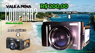 Filmadora Chinesa Barata Compensa Review Câmera Filmadora DC101 4k da quotMELCAMquot Só que não [upl. by Clausen380]