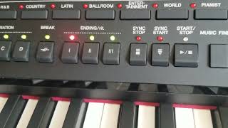 Some of the features using the Yamaha Clavinova CVP701 [upl. by Arraek]