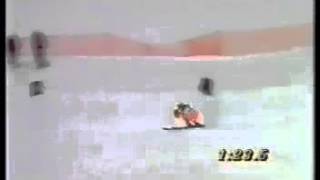 Deborah Compagnoni wins giantslalom Veysonnaz 1993 [upl. by Lebiram857]