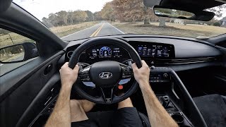 2023 Hyundai Elantra N POV Drive Impressions and ASMR [upl. by Leinehtan]