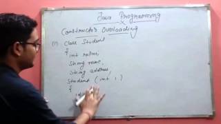 Constructor overloading in java MCS024 By Sarvesh Gupta [upl. by Eniger590]