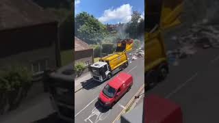 Bin Lorry Blaze in Brighton  Firefighters Battle Five Tons of Waste Fire on Natal Road [upl. by Edmonda198]