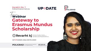 Poligrad UptoDate  Free Webinar  Gateway to Erasmus Mundus Scholarship [upl. by Oigolue95]