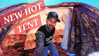 Camper Van Life And Setting Up New Hot tent For Winter Camping Off Grid Living RUSSIAN BEAR TENT [upl. by Sackville]