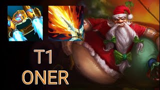 T1 Oner Gragas Jungle VS Zac  KR Challenger Patch 143 [upl. by Annail]