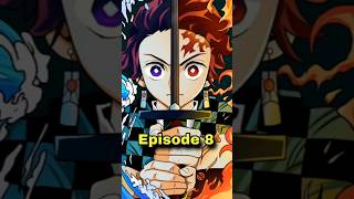 Demon Slayer Episode 8 Explained In Hindi  Anime In Minute demonslayer kny anime viral shorts [upl. by Nnaarual]