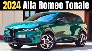 The New 2024 Alfa Romeo Tonale Review Unveiling Italian Luxury [upl. by Ennovehc]