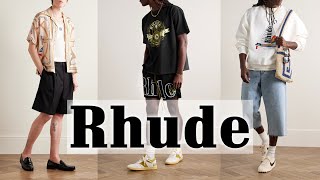 Rhude Fashion Lookbook How to Style the Most Iconic Pieces [upl. by Cornew]