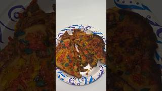 fruity pebble french toast frenchtoast breakfast foodie homecooked explorepage viralshort [upl. by Lattie]