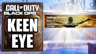 Call of Duty Black Ops 6  How to Unlock the Keen Eye Challenge in Under the Radar [upl. by Luo]