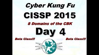 Larry Greenblatts 8 Domains of CISSP  Day 4 From 2015 [upl. by Lenad]