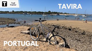 PORTUGAL  TAVIRA  Praia dos Tesos  Bike POV 4K  GoPro Hero 12 [upl. by Aneeuq]