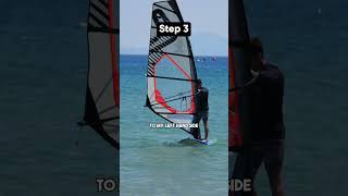 The EASIEST way to turn around 😌😲 windsurfing [upl. by Saffier]