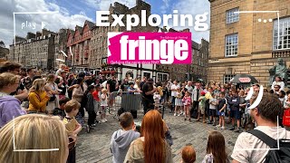 Edinburgh fringe festival 2024 day 1 vlog edinburghfringe [upl. by Mattland]