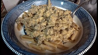 Ground Meat Stroganoff [upl. by Bernarr]