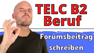 Richtig guten Forumsbeitrag schreiben  TELC B2 Beruf  REDEMITTEL 💪 [upl. by Yatnwahs]