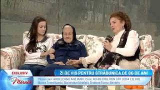 Irina Loghin a venit in platoul quotLa Marutaquot pentru strabunica Lili [upl. by Leamiba60]