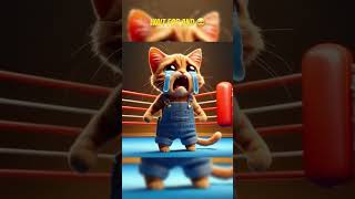 Fighting cat vs cat 💥🥺ai cat shorts cartoon viralvideo story [upl. by Euqinomahs197]