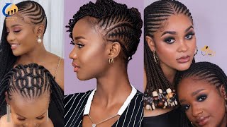 quotLook More Elegant and Cute with These Trendy Cornrow Braids HairstylesMustTry Braids Styles 2024 [upl. by Schnorr]