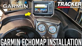 Garmin Fish Finder Installation  Tracker Pro Guide V16 WT  Echomap UHD2 [upl. by Nerok239]