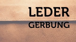 Wie wird Leder gegerbt  Leder gerben  Lederlehre  Nice to know  Gusti Leder [upl. by Ecirum]