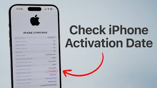 How To Check ANY iPhone Activation Date [upl. by Lynnell]